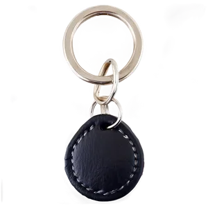 Black Leather Keychain Png Nob33 PNG image