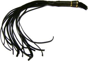 Black Leather Multi Tail Whip.png PNG image