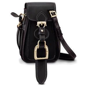 Black Leather Satchel Png Qkw PNG image