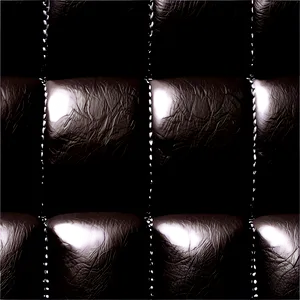 Black Leather Upholstery PNG Rmw