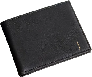 Black Leather Wallet Product Photo PNG image