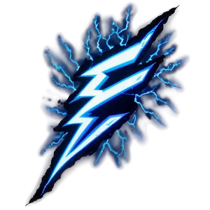 Black Lightning Bolt PNG 80