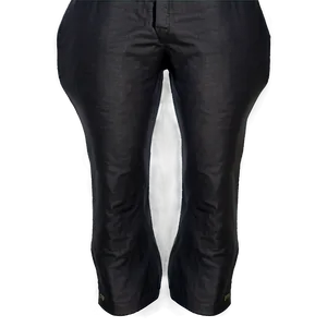 Black Linen Pants PNG 19