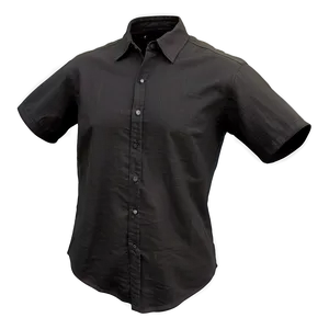 Black Linen Shirt Png Pnd PNG image
