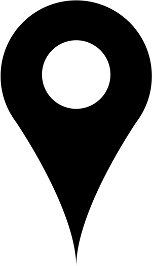 Black Location Icon Vector PNG