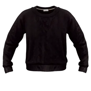 Black Long Sleeve Sweater PNG Ing19 PNG
