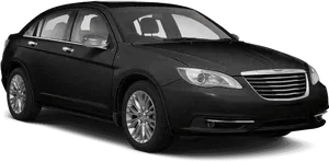 Black Luxury Sedan Vehicle