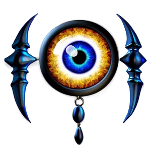 Black Magic Evil Eye PNG Wgc17