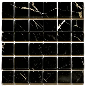 Black Marble Bathroom Tiles PNG 06252024