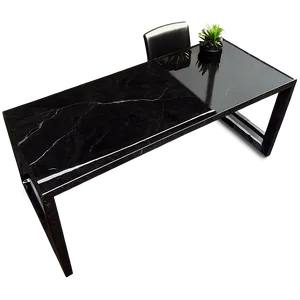 Black Marble Office Desktop PNG 06252024 PNG