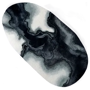 Black Marble Watercolor Effect PNG Dap