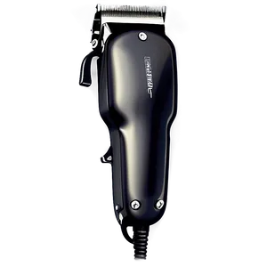Black Matte Barber Clippers PNG 84