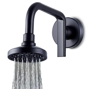 Black Matte Shower Fixtures PNG 05232024 PNG