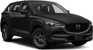 Black Mazda Crossover S U V PNG image