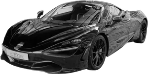 Black Mc Laren Sports Car PNG image