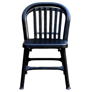 Black Metal Chair Png 6 PNG image