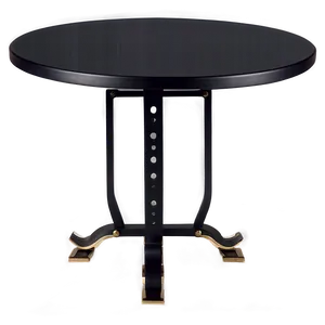 Black Metal Table PNG 28