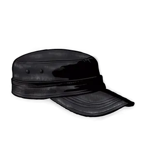 Black Military Hat PNG 4 PNG