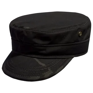 Black Military Hat PNG 66