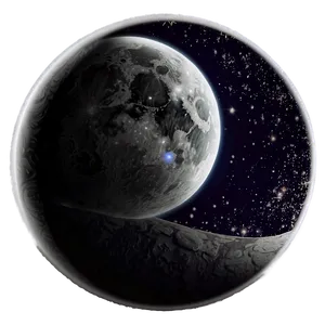 Black Moon And Galaxy Png 06252024 PNG image