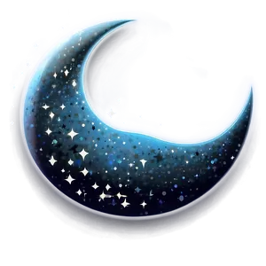 Black Moon And Stars Png 06252024 PNG image