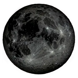 Black Moon In Cosmic Sky PNG Cqk PNG