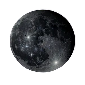 Black Moon In Space PNG 06252024 PNG