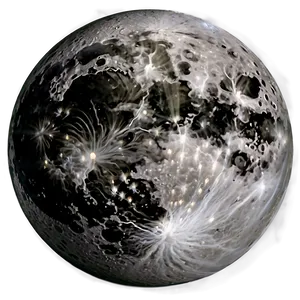 Black Moon Reflection PNG Aij PNG