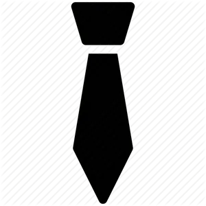 Black Necktie Icon PNG image