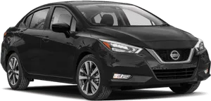 Black Nissan Sedan New Model PNG image