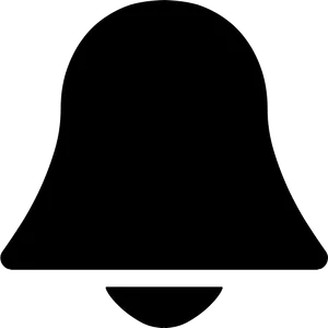 Black Notification Bell Icon PNG