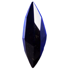 Black Obsidian Faceted Jewel PNG Ohu66
