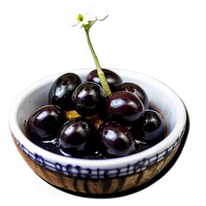 Black Olive Compote PNG 24