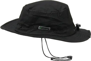 Black Outdoor Bucket Hat