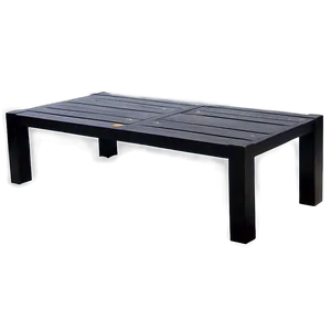 Black Outdoor Table PNG Bhe