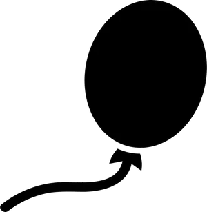 Black Oval Speech Bubble Icon PNG image