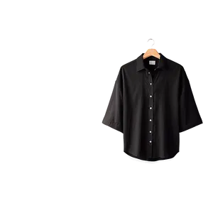Black Oversized Shirt Png 31 PNG image