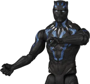 Black Panther Action Figure Pose PNG image