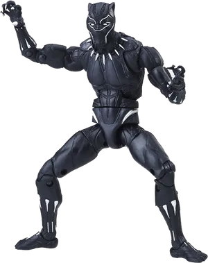 Black Panther Action Figure Pose PNG