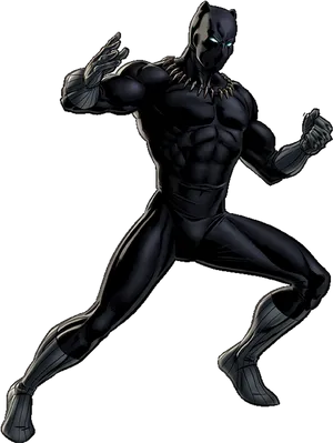 Black Panther Action Pose