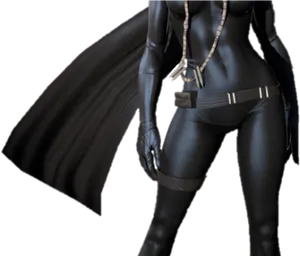 Black Panther Costume Detail PNG image
