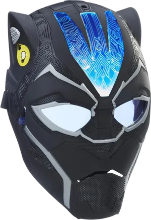 Black Panther Mask Closeup PNG image