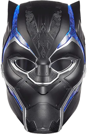 Black Panther Mask Vibranium Design PNG
