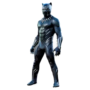 Black Panther Metallic Suit PNG 05212024 PNG