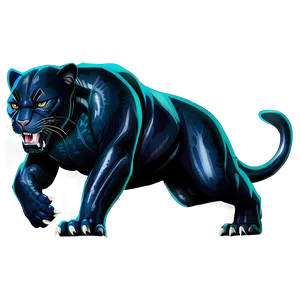 Black Panther Vector PNG Trv PNG
