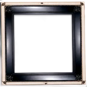 Black Photo Frame PNG Qxw30