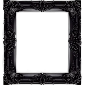 Black Photo Frame PNG Uax
