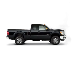Black Pickup Truck PNG Tot