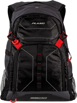 Black Plano3500 Series Backpack