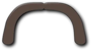 Black Plastic Handle Top View PNG